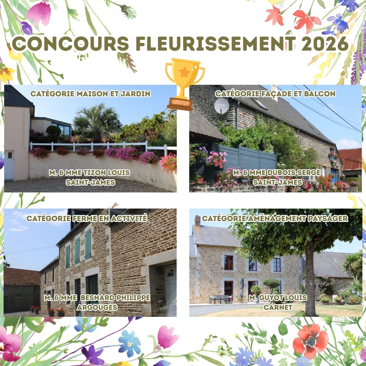 Concours fleurissement 2026